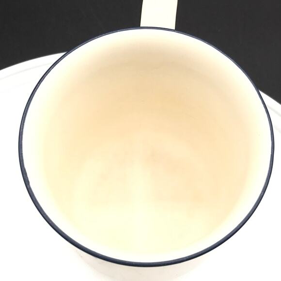 Vintage Lenox Set of 2 Coffee Tea Mugs Poppies On Blue Made In USA Replacements - Picture 5 of 10